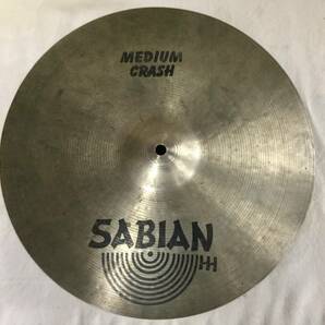 SABIAN(セイビアン) 16インチ MEDIUM CRASH(ミディアム クラッシュ) 中古品です。割れは有りませんが汚れ錆有りますの画像1