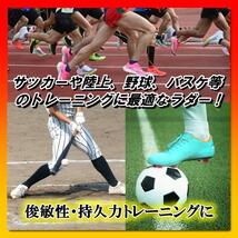 トレーニングラダー ラダー 5m 陸上 サッカー 野球 バスケ フットサル 陸上_画像2