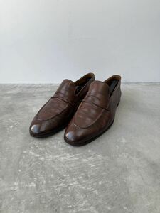 ブルネロクチネリ コインローファー ブラウン 40 1/2 Brunello Cucinelli ローファー スリッポン シューズ ビジネスシューズ 革靴 レザー 