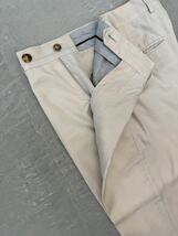 ブルネロクチネリ コットン スーツ ベージュ 44 Brunello Cucinelli セットアップ ジャケット パンツ 上下 綿_画像10