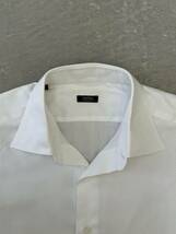バルバ コットン ドレス シャツ ホワイト 38 BARBA 白 長袖シャツ ドレスシャツ 綿_画像7