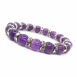  natural stone Power Stone bracele Kids child accessory long Dell amethyst BK1-7-4