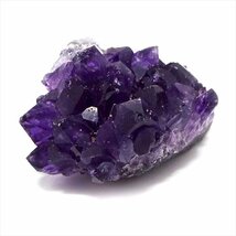 濃紫 天然石 ウルグアイ産 アメジスト クラスター 原石 置物 インテリア パワーストーン 天然石 UC599_画像1