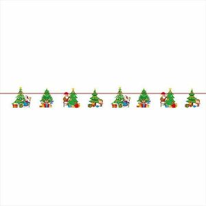 クリスマス 飾り ガーランド バナー サンタ クリスマスツリー ペナント xmas15
