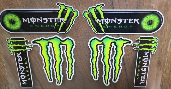 強反射防水モンスターエナジーバイクステッカーヘルメットMONSTER ENERGY