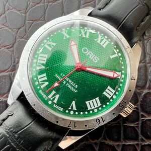 【お値下げ歓迎】オリス ORIS ビンテージ 機械式 手巻き ウォッチ 腕時計 メンズ 中古 アンティーク 動作良好 ディズニー ミッキー NO.812