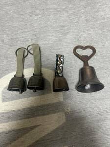 熊よけ鈴 登山者に ベル BELL 鈴 すず 熊よけの鈴 クマ撃退 まとめて4点 中古