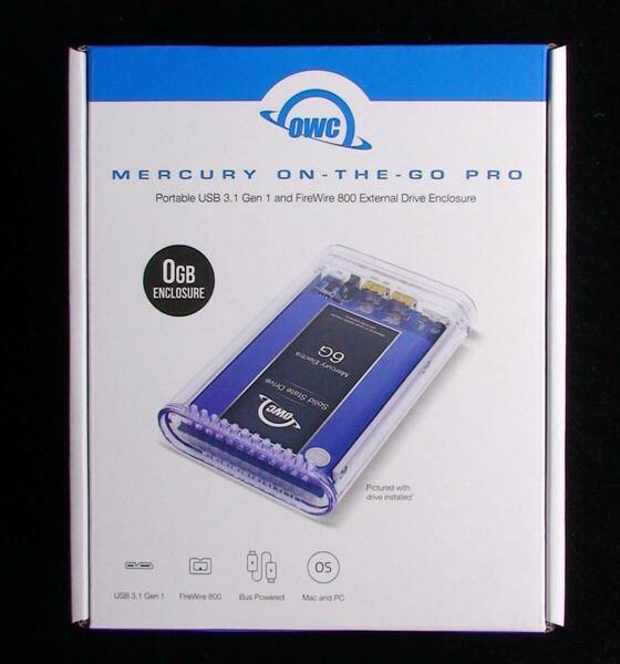 OWC Mercury On-The-Go Pro 外付け2.5インチ SSDケース 中古品