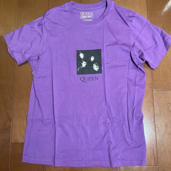 QUEEN クイーン 半袖Tシャツ ロックTシャツ パープル GUコラボ