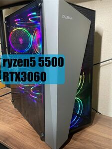 格安ゲーミングPC/RTX3060/ryzen5 5500/SSD搭載/Windows11/APEXやValorantなどに 