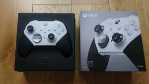 【美品】純正 XBOX ELITE エリート ワイヤレス コントローラー Series 2 Core Edition ホワイト 白