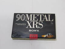 新品カセットテープ【SONY ９０メタル XRS】未開封_画像1