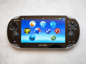 #PS Vita PCH-1100 Wi-Fi model crystal * black SONY Sony 