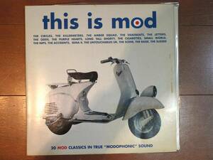 This Is Mod /20 Mod Classics In True Modophonic Sound イタリア盤ＬＰ レコードジャケット vespa ベスパ　