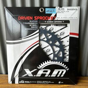 ニンジャ250 GPX400R XAM製　タフライトスティール　リアスプロケット　新品　520-40T(△５２３．１)