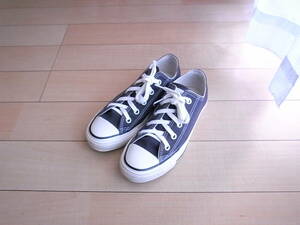 ◆着用1回【＊CONVERSE/コンバース/ALL STAR US オールスター USカラー 墨黒＊23㎝ 】◆コーディネイトに馴染みやすい可愛いお色＊22.5㎝