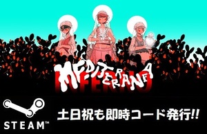 ★Steamコード・キー】Mediterranea Inferno 日本語対応 PCゲーム 土日祝も対応!!