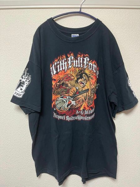 バンT フェスTシャツ　ドイツ　2010年　両面プリント　XLサイズ　古着