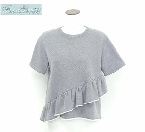 CARVENkaruven sweat tops XS gray short sleeves cotton BLEND B++