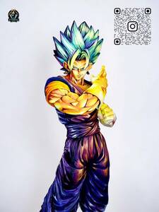 ドラゴンボール フィギュア一番くじ EXTREME SAIYAN ベジットエクストリームB賞 付け替え頭 リペイント 二次元彩色 