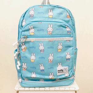  new goods new work Miffy total pattern poly- Day Pack miffy rucksack 15L... back blue 