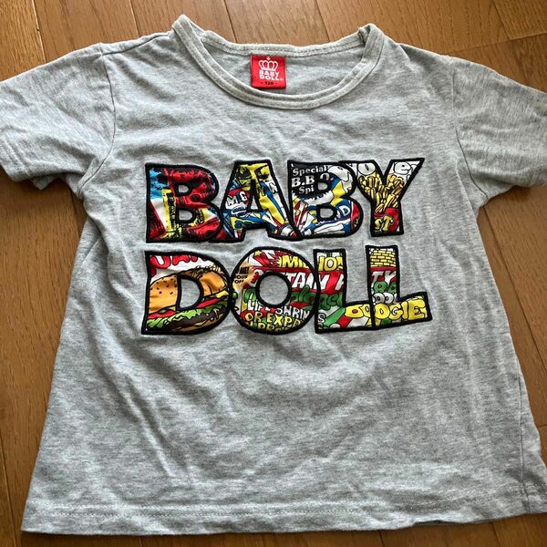 baby doll ベビードール　 半袖Tシャツ Tシャツ　 グレー　100〜110