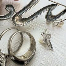 約145g silver 925 SV リング 大量 アクセサリー ブレスレット ネックレス カフス 指輪 ネクタイピン 銀製 まとめセット 処分 ジャンク_画像8