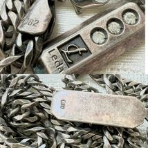 約145g silver 925 SV リング 大量 アクセサリー ブレスレット ネックレス カフス 指輪 ネクタイピン 銀製 まとめセット 処分 ジャンク_画像10