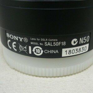 ソニー SONY SAL50F18 DT 1.8 50mm SAM 単焦点 レンズの画像6