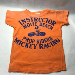 デニム&ダンガリー 半袖Tシャツ ミッキー フィス Mickey アメカジ　110