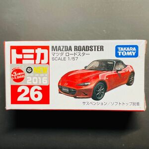 トミカ　No.26 マツダ ロードスター 新車シール付き