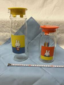  Miffy. gala spot, large small 2. set glass container 