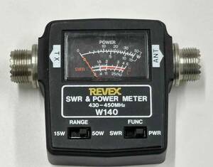 【送料無料】REVEX SWR & Power Meter W140 動作未確認