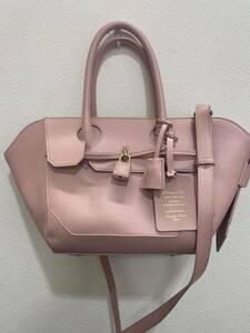  Samantha Thavasa Samantha Thavasa tote bag 2WAY shoulder bag length ( keep hand not included )20× width 20~38× inset 10cm leather pink 18063