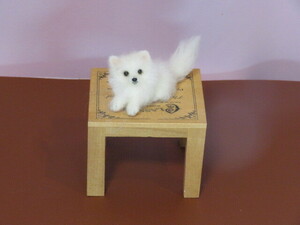 *chako* wool felt dog chihuahua miniature 2 point set 