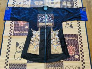 清朝の官服　antique Chinese mandarin robe, antique Chinese badge, mandarin square, 補子 官服 中国美術 清朝 清代