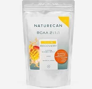 Naturecan BCAA マンゴー味 サプリメント 必須アミノ酸 (1食あたり15ｇ) (1350g