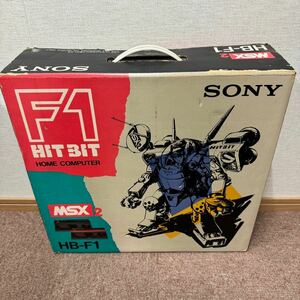 ソニー SONY MSX2 HB-F1 本体 レッド　動作未確認 レトロ ゲーム