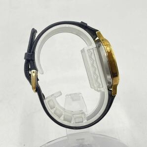 OMEGA オメガ De Ville クォーツ ゴールド文字盤 腕時計 デビル デヴィル アンティーク ヴィンテージ プッシュ式 リューズの画像4