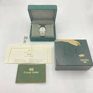 SEIKO セイコー Grand Seiko グランドセイコー SBGG001 8N65-9000 シルバー文字盤 SS メンズ 腕時計 クォーツ ギャランティー 箱 コマ 付 