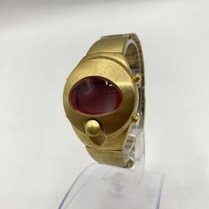 SEIKO ALBA SPOON セイコー アルバ スプーン W620-4160 デジタル クォーツ 腕時計 ゴールド 赤文字盤 