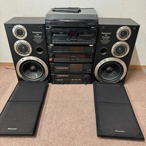 Panasonic パナソニック RS-D5500/ST-D5500/SH-D5500/SU-D5500/SB-D5500/SL-D5500 システムコンポ Technics SL-J80 R 現状品　動作未確認