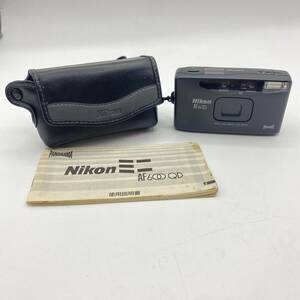 Nikon Nikon Mini AF600 QD quartz te-to film camera compact camera compact film camera manual attaching 