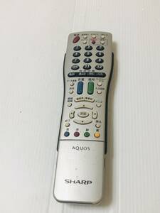 B 送料無料 TV/DVD リモコン SHARP AQUOS GA661WJSA 動作品　LC-42EX5/LC-37EX5/LC-32D30/LC-26D30/LC-20D30用