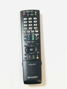 C 送料無料　SHARP/シャープ　テレビリモコン　GB068WJSA 動作品