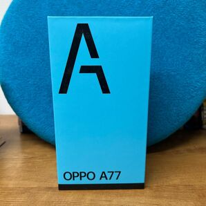 OPPO A77 ブルー　128GB 【新人未使用】
