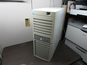 【YDT0965】★NEC Express5800/110Ge(PDC/1.80G) Pentium Dual-Core E2160 1.8GHz/1GB/HD欠品/DVD-MULTI/OS無/BIOS確認済み 本体のみ★中古