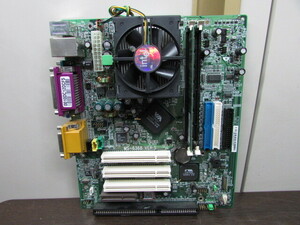 【YMB0079】希少★MICRO-STAR MS-6368 + Celeron 1.0GHz(256MB) M-ATX I/Oパネル欠品 未チェック品★JUNK