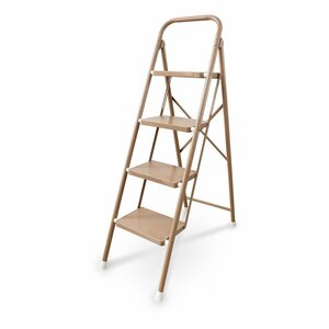  step‐ladder 3 step mocha Brown folding stepladder step pcs stylish 3 step stepladder folding step compact step chair ladder 