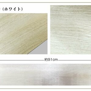 【ホワイト/36枚セット】フロア タイル 木目調 約3畳 フローリング材 床材 カーペット 貼るだけ 接着剤 フロアマット DIY インテリアの画像2